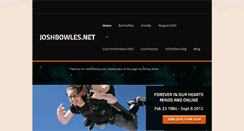 Desktop Screenshot of joshbowles.net